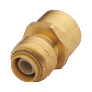 SharkBite® Lead Free Instant Plumbing Fitting, Female NPT Connector - 1401709