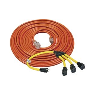 12/3 Ext. Cord 50'/Jobsite W Adapter - 1426092