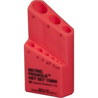 Bondhus® Hex Key Holder, Metric, 9pc Capacity, (Empty) - 15862