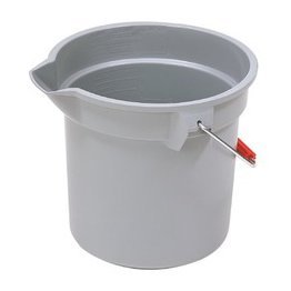 Rubbermaid® Commercial Red 10 Quart Round Bucket - 1327070