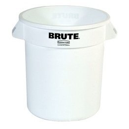 Rubbermaid® Commercial 10 Gallon White BRUTE® Container without Lid - 1327107
