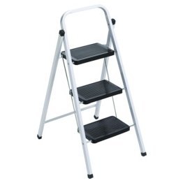 Louisville Ladder 3' Steel Stepladder, 200 lbs., Type III - 1329512