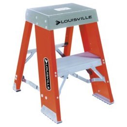 Louisville Ladder 23'' Fiberglass Stepladder, 300 lbs., Type IA - 1329935