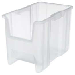 Akro-Mils® Stak-N-Store Bin, Clear, 17-1/2" x 10-7/8" x 12-1/2" - 1387819