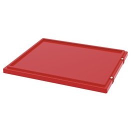 Akro-Mils® Nest & Stack Tote Lid, Red, 23-1/2" x 19-1/2" - 1388125