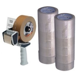  Premium Packaging Tape w/Tape Gun - 1419836