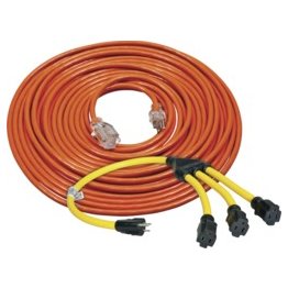  12/3 Ext. Cord 50'/Jobsite W Adapter - 1426092