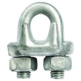 Chicago Hardware Wire Rope Clip, Forged, Galvanized, 1-1/4" - 1442218