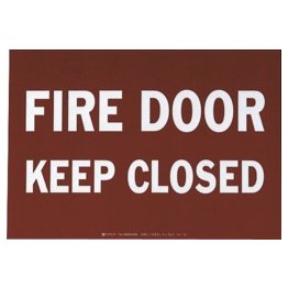  FIRE DOOR KEEP CLOSED Sign - 59281