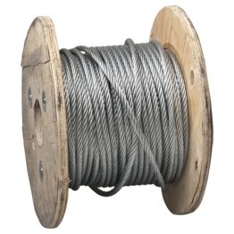  Wire Rope Uncoated 1960 Safe Load 5/16" x 100' - 63926