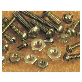  Machine Screw Brass Slotted Round Head - LP108