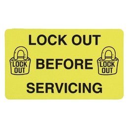  Lockout Safety Sign - SF10168