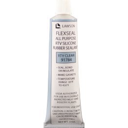 Lawson Flexseal RTV Silicone Sealant Clear 3oz - 91784
