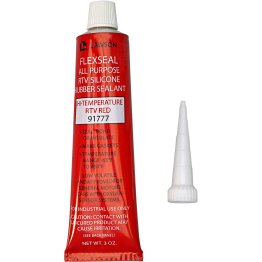 Lawson Flexseal High Temperature RTV Silicone Sealant Red - 91777