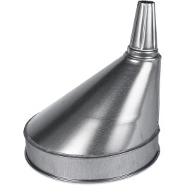Funnel King® Galvanized Steel Offset Funnel 6Qt - 1568188