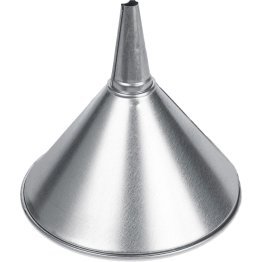 Funnel King® Galvanized Steel Funnel with Mesh Screen 2Qt - 1568184