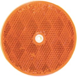 Truck-Lite® Round Reflector Amber 3" - 18133