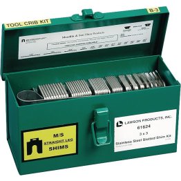  Slotted Shim Stainless Steel Kit 3 x 3" - 61624