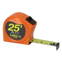 Lufkin® 1"X33' Hi-Viz Orange Power Measuring Tape - 1279905