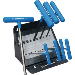Eklind® Hex Key Set, Metric, T-Handle, Straight End, 8pc - 15800