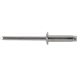 Open End Rivet Dome Head Steel 3/16" - 1945