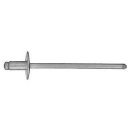  Open End Rivet Large Flange Head Steel 1/8" - 479