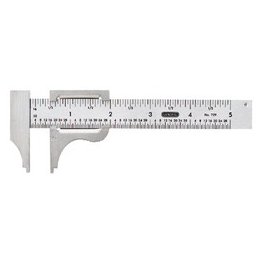 General Tools Pocket Caliper 0-4"Range Stainless 16Th 32N - 1281660