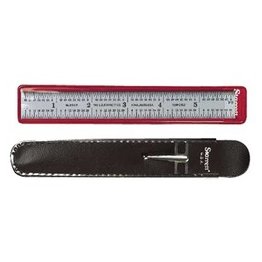 L.S. Starrett 18" Spring Tempered Steel Rule with Inch Graduations - 1282409