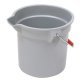 Red 10 Quart Round Bucket