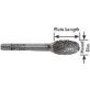 Tuff-Cut™ Solid Tungsten Carbide Bur 1/2" - 96448
